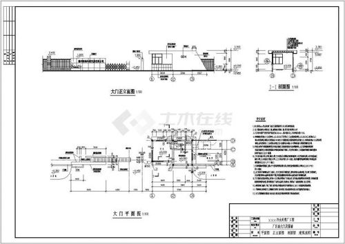 院墙大门设计方案[院墙大门设计效果图]