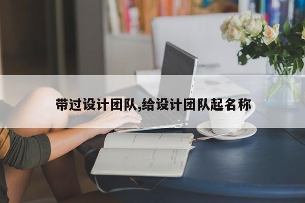 带过设计团队,给设计团队起名称